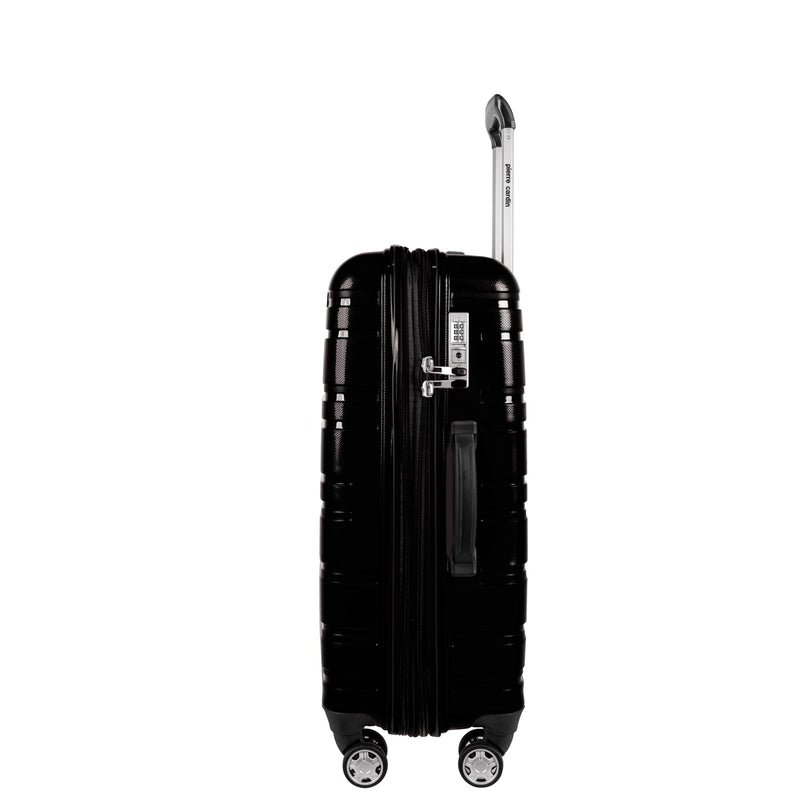 Pierre Cardin Hardcase Trolley Set of 4- Black PC86307 - Moon Factory Outlet - Luggage & Travel Accessories - Pierre Cardin - Pierre Cardin Hardcase Trolley Set of 4- Black PC86307 - Black - Luggage - 7