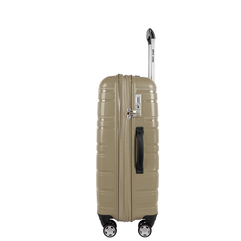 Pierre Cardin Hardcase Trolley Set of 4- Champagne PC86307 - Moon Factory Outlet - Luggage & Travel Accessories - Pierre Cardin - Pierre Cardin Hardcase Trolley Set of 4- Champagne PC86307 - Champagne - Luggage - 7