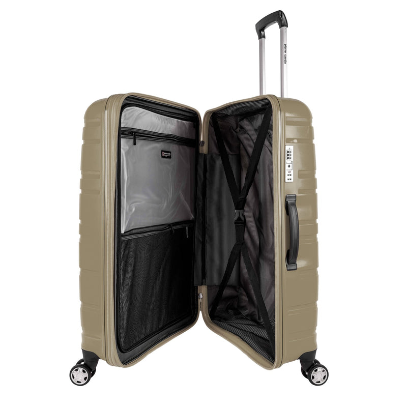 Pierre Cardin Hardcase Trolley Set of 4- Champagne PC86307 - Moon Factory Outlet - Luggage & Travel Accessories - Pierre Cardin - Pierre Cardin Hardcase Trolley Set of 4- Champagne PC86307 - Champagne - Luggage - 5