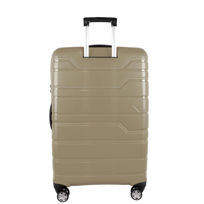 Pierre Cardin Hardcase Trolley Set of 4- Champagne PC86307 - Moon Factory Outlet - Luggage & Travel Accessories - Pierre Cardin - Pierre Cardin Hardcase Trolley Set of 4- Champagne PC86307 - Champagne - Luggage - 4