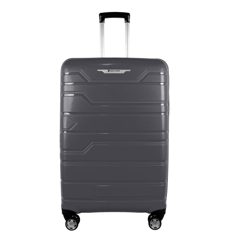 Pierre Cardin Hardcase Trolley Set of 4- Dark Grey PC86307 - Moon Factory Outlet - Luggage & Travel Accessories - Pierre Cardin - Pierre Cardin Hardcase Trolley Set of 4- Dark Grey PC86307 - Dark Grey - Luggage - 2