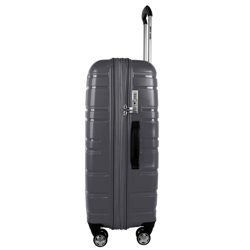 Pierre Cardin Hardcase Trolley Set of 4- Dark Grey PC86307 - Moon Factory Outlet - Luggage & Travel Accessories - Pierre Cardin - Pierre Cardin Hardcase Trolley Set of 4- Dark Grey PC86307 - Dark Grey - Luggage - 3