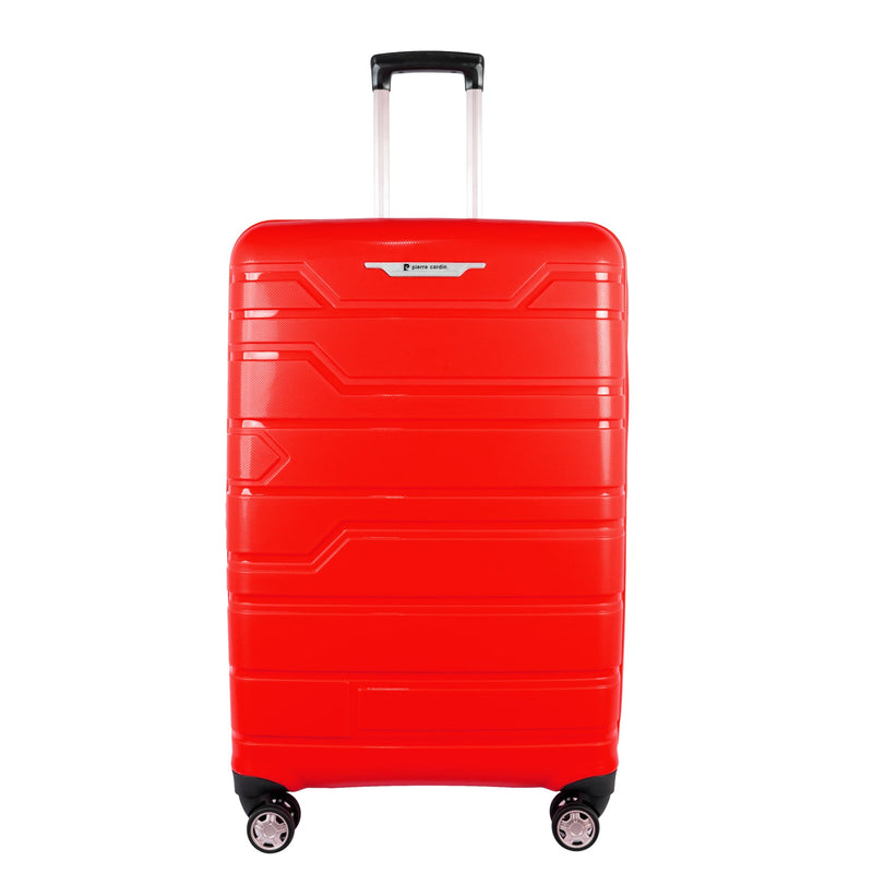 Pierre Cardin Hardcase Trolley Set of 4- Red PC86307 - Moon Factory Outlet - Luggage & Travel Accessories - Pierre Cardin - Pierre Cardin Hardcase Trolley Set of 4- Red PC86307 - Red - Luggage - 2