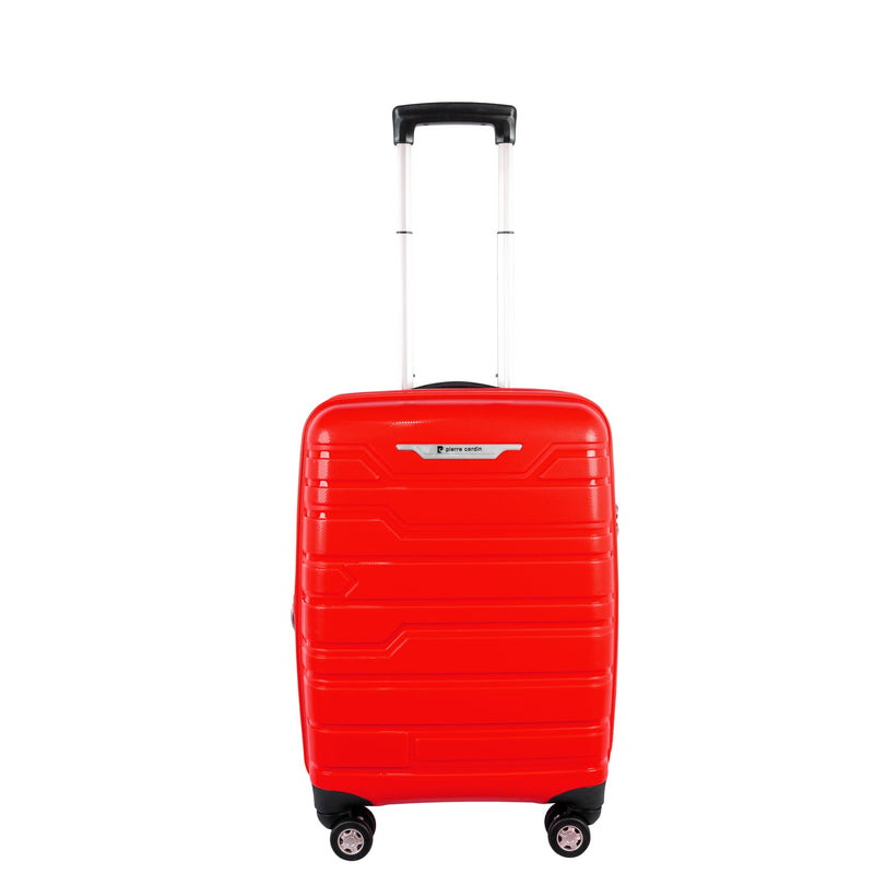 Pierre Cardin Hardcase Trolley Set of 4- Red PC86307 - Moon Factory Outlet - Luggage & Travel Accessories - Pierre Cardin - Pierre Cardin Hardcase Trolley Set of 4- Red PC86307 - Red - Luggage - 10