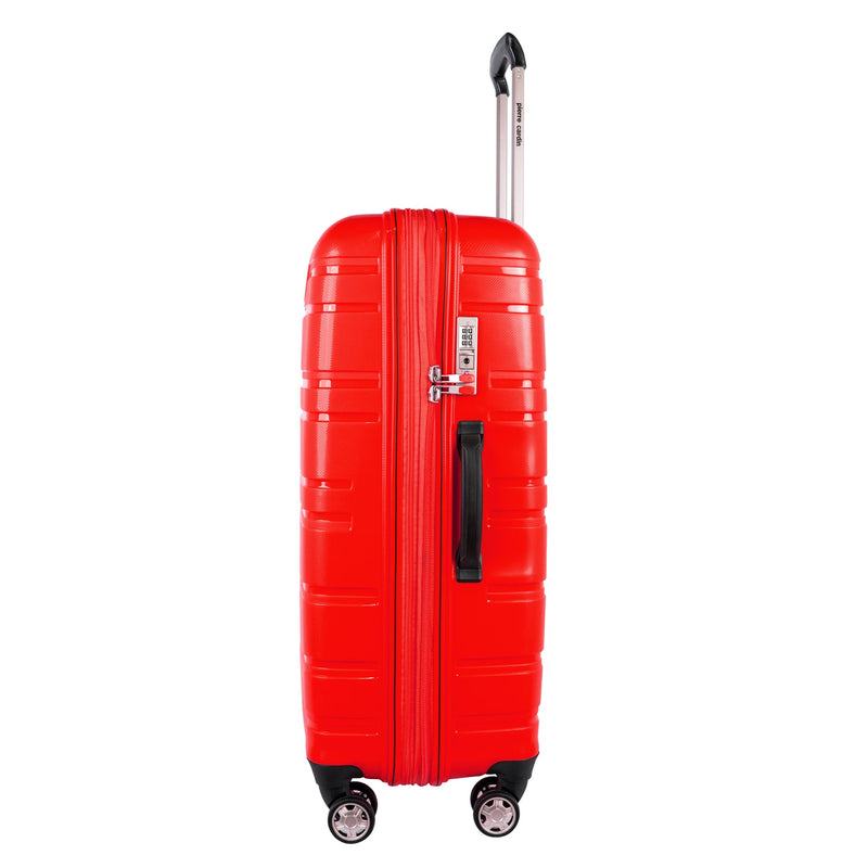 Pierre Cardin Hardcase Trolley Set of 4- Red PC86307 - Moon Factory Outlet - Luggage & Travel Accessories - Pierre Cardin - Pierre Cardin Hardcase Trolley Set of 4- Red PC86307 - Red - Luggage - 3