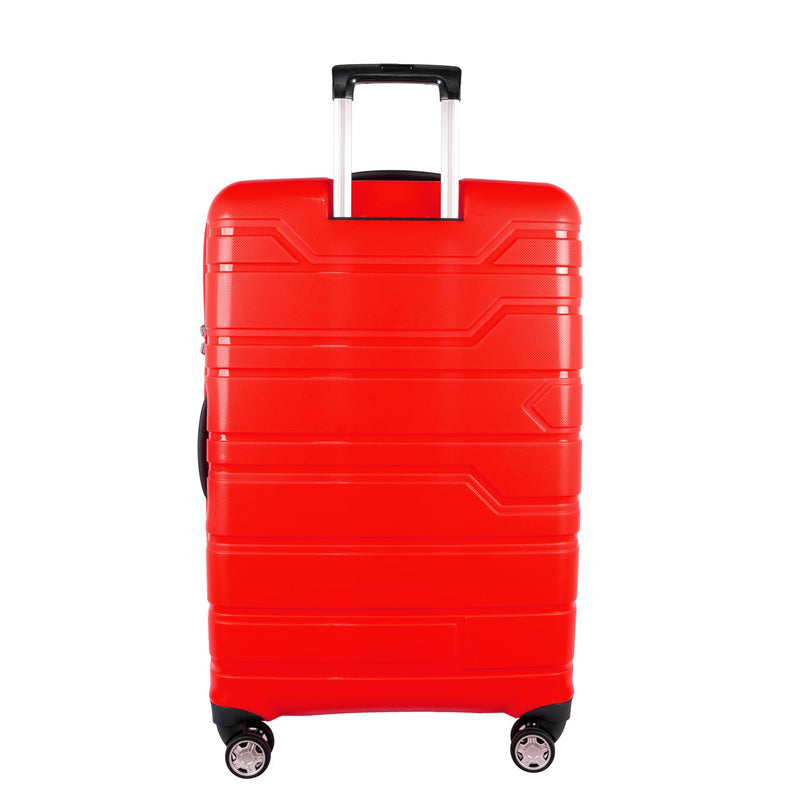 Pierre Cardin Hardcase Trolley Set of 4- Red PC86307 - Moon Factory Outlet - Luggage & Travel Accessories - Pierre Cardin - Pierre Cardin Hardcase Trolley Set of 4- Red PC86307 - Red - Luggage - 4