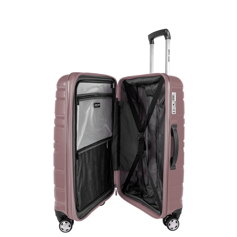 Pierre Cardin Hardcase Trolley Set of 4- Rose Gold PC86307 - Moon Factory Outlet - Luggage & Travel Accessories - Pierre Cardin - Pierre Cardin Hardcase Trolley Set of 4- Rose Gold PC86307 - Rose Gold - Luggage - 9