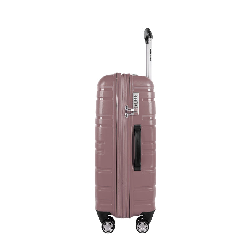 Pierre Cardin Hardcase Trolley Set of 4- Rose Gold PC86307 - Moon Factory Outlet - Luggage & Travel Accessories - Pierre Cardin - Pierre Cardin Hardcase Trolley Set of 4- Rose Gold PC86307 - Rose Gold - Luggage - 7