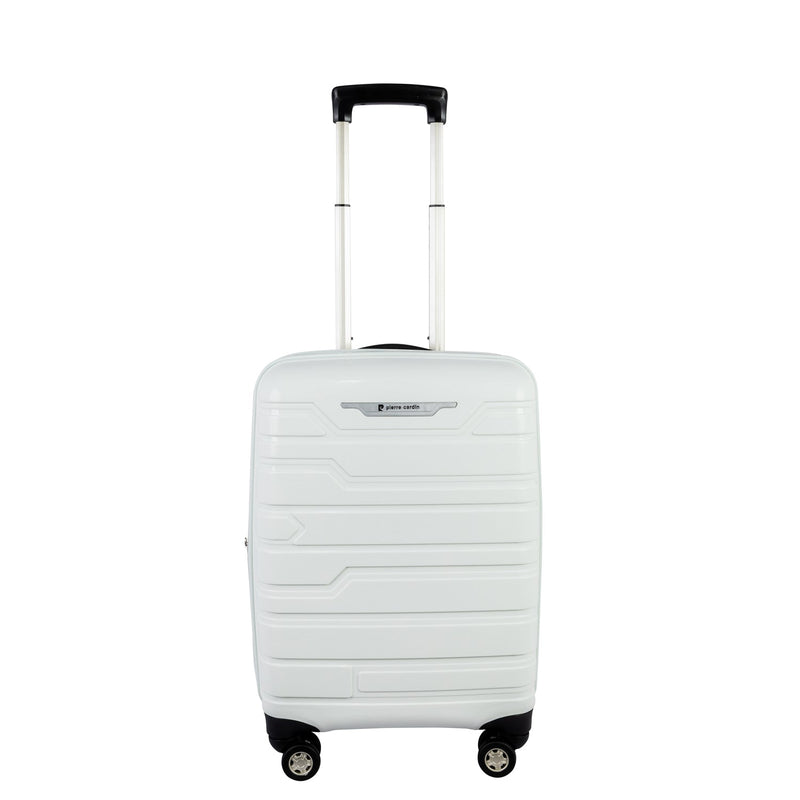 Pierre Cardin Hardcase Trolley Set of 4- White PC86307 - Moon Factory Outlet - Luggage & Travel Accessories - Pierre Cardin - Pierre Cardin Hardcase Trolley Set of 4- White PC86307 - White - Luggage - 10