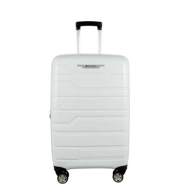 Pierre Cardin Hardcase Trolley Set of 4- White PC86307 - Moon Factory Outlet - Luggage & Travel Accessories - Pierre Cardin - Pierre Cardin Hardcase Trolley Set of 4- White PC86307 - White - Luggage - 6