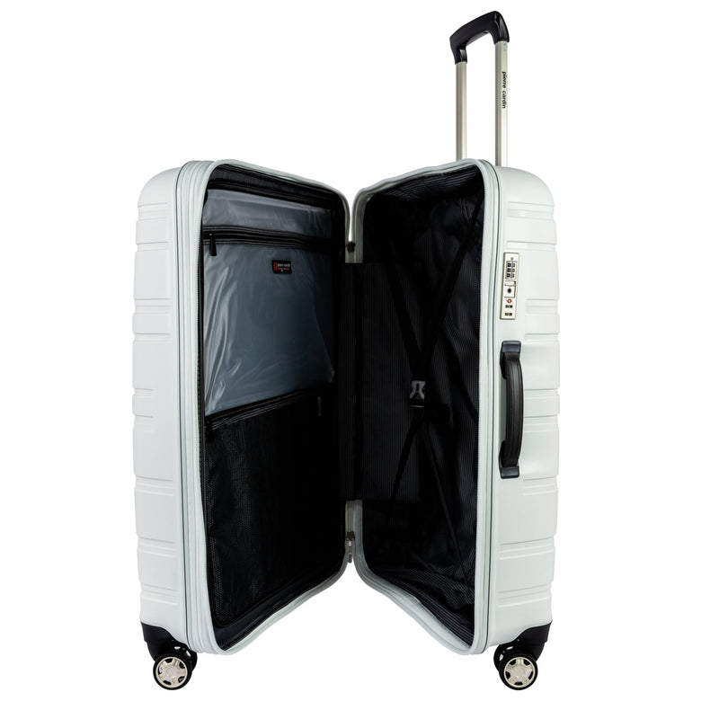 Pierre Cardin Hardcase Trolley Set of 4- White PC86307 - Moon Factory Outlet - Luggage & Travel Accessories - Pierre Cardin - Pierre Cardin Hardcase Trolley Set of 4- White PC86307 - White - Luggage - 5