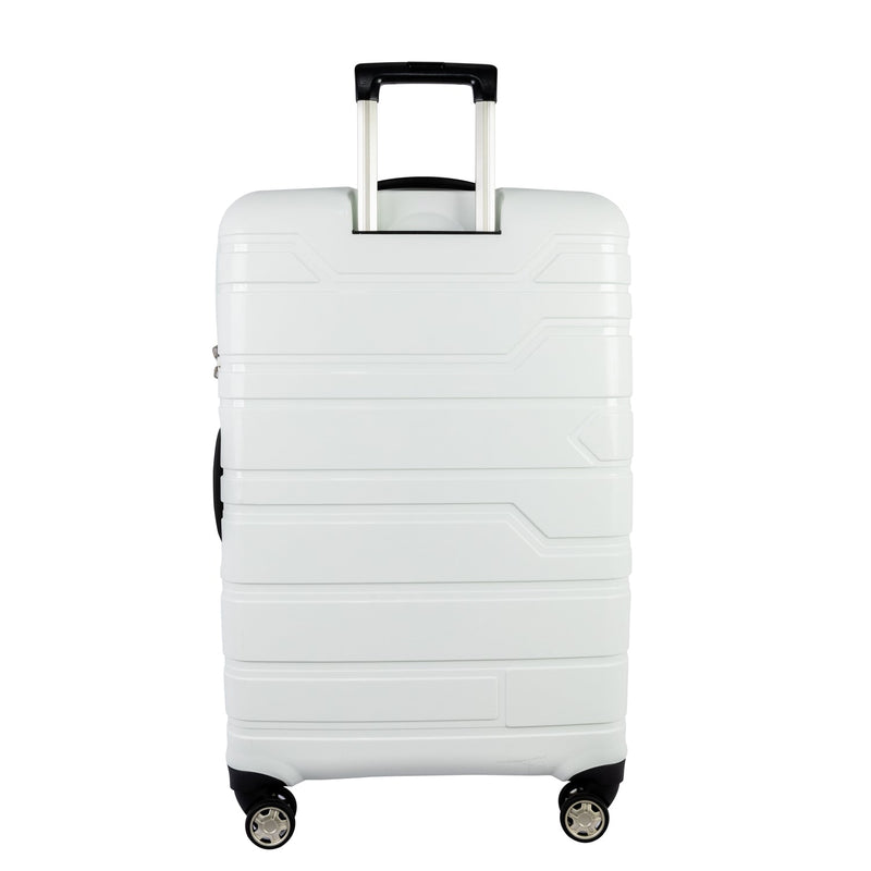 Pierre Cardin Hardcase Trolley Set of 4- White PC86307 - Moon Factory Outlet - Luggage & Travel Accessories - Pierre Cardin - Pierre Cardin Hardcase Trolley Set of 4- White PC86307 - White - Luggage - 4