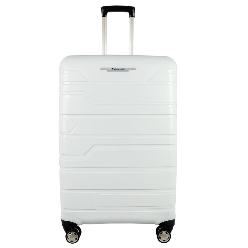 Pierre Cardin Hardcase Trolley Set of 4- White PC86307 - Moon Factory Outlet - Luggage & Travel Accessories - Pierre Cardin - Pierre Cardin Hardcase Trolley Set of 4- White PC86307 - White - Luggage - 2