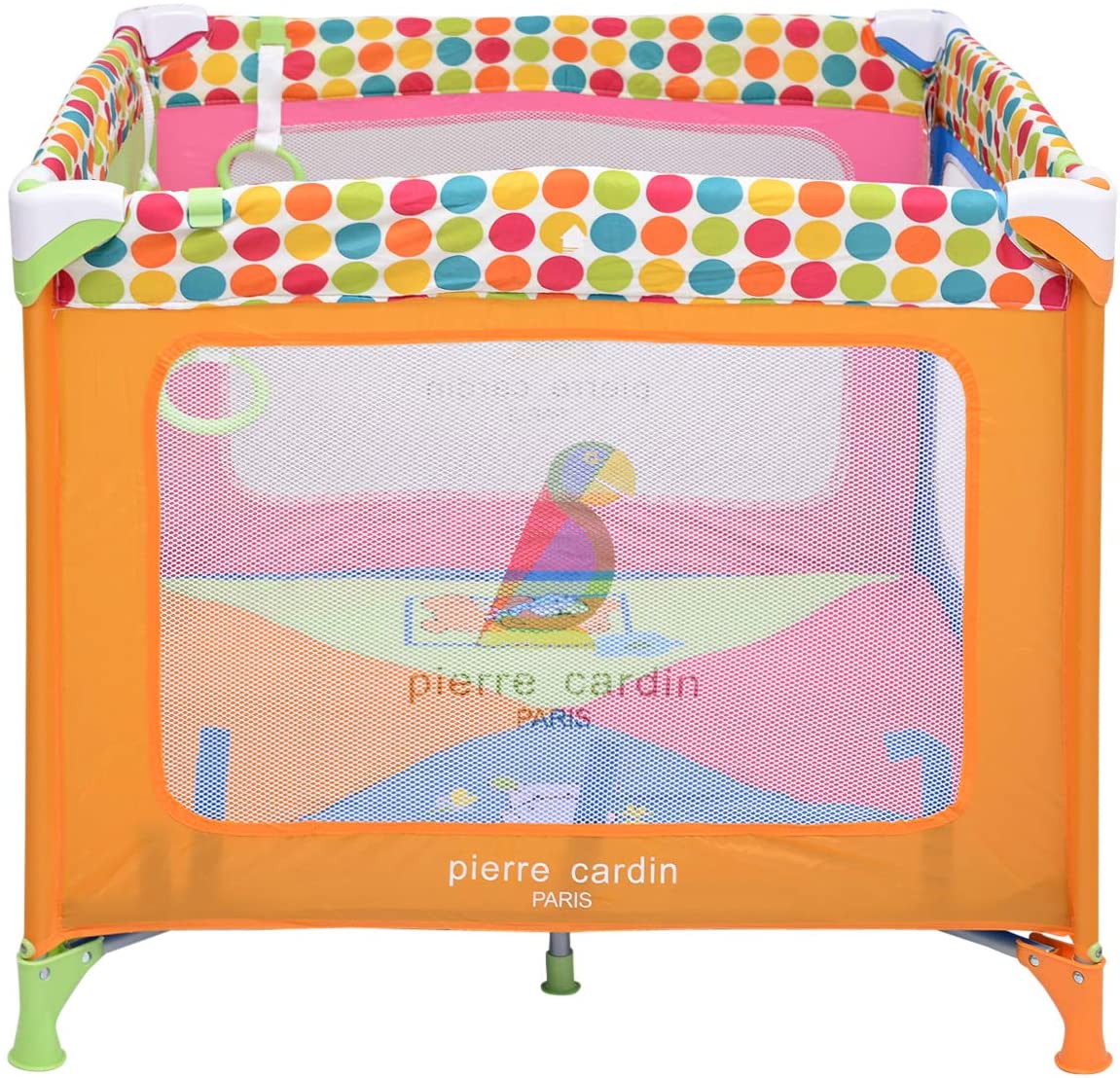 Pierre Cardin PS141 Baby Play Pen - Orange and Pink - Moon Factory Outlet - Baby City - Pierre Cardin - Pierre Cardin PS141 Baby Play Pen - Orange and Pink - 12 to 18 Months - Baby play pen - 2