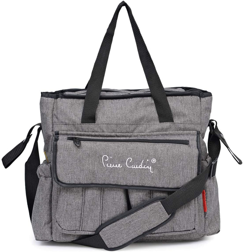Pierre Cardin PS684B-TS 3 in 1 Baby Carrier and Stroller with Diaper Bag Grey - Moon Factory Outlet - Baby City - Pierre Cardin - Pierre Cardin PS684B-TS 3 in 1 Baby Carrier and Stroller with Diaper Bag Grey - Default Title - Baby Stroller - 4