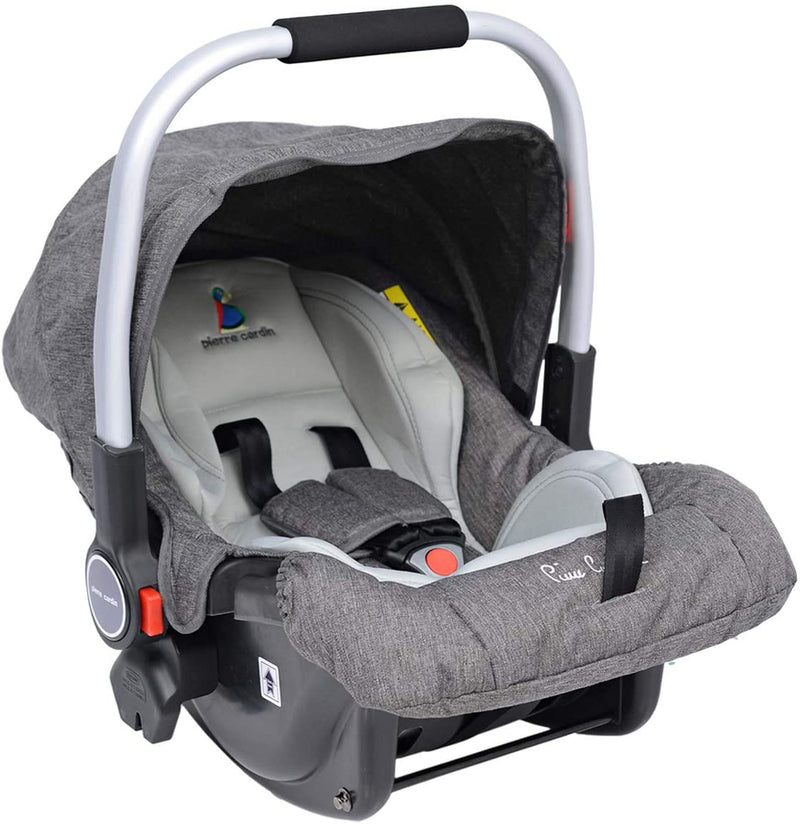 Pierre Cardin PS684B-TS 3 in 1 Baby Carrier and Stroller with Diaper Bag Grey - Moon Factory Outlet - Baby City - Pierre Cardin - Pierre Cardin PS684B-TS 3 in 1 Baby Carrier and Stroller with Diaper Bag Grey - Default Title - Baby Stroller - 2