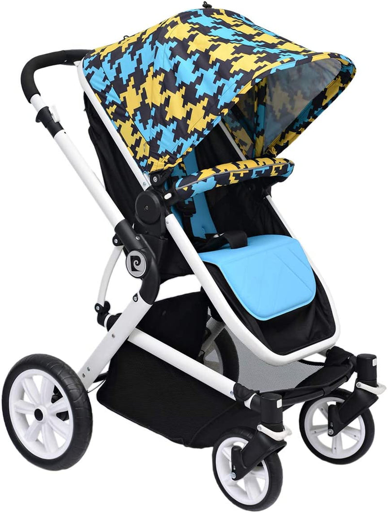 Pierre Cardin PS806B-TS 3 in 1 Baby Carrier and Stroller with Diaper Bag -Blue - Moon Factory Outlet - Baby City - Pierre Cardin - Pierre Cardin PS806B-TS 3 in 1 Baby Carrier and Stroller with Diaper Bag -Blue - Pink - Baby Stroller - 4