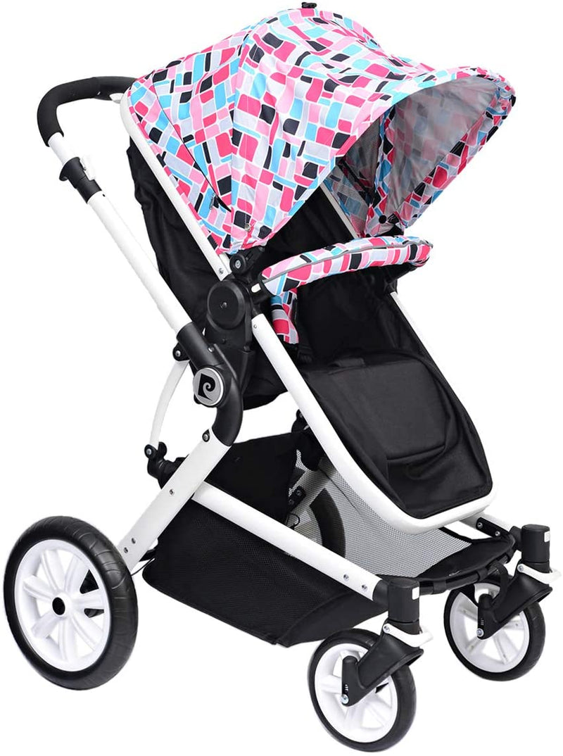 Pierre Cardin PS806B-TS 3 in 1 Baby Carrier and Stroller with Diaper Bag -Blue - Moon Factory Outlet - Baby City - Pierre Cardin - Pierre Cardin PS806B-TS 3 in 1 Baby Carrier and Stroller with Diaper Bag -Blue - Pink - Baby Stroller - 13