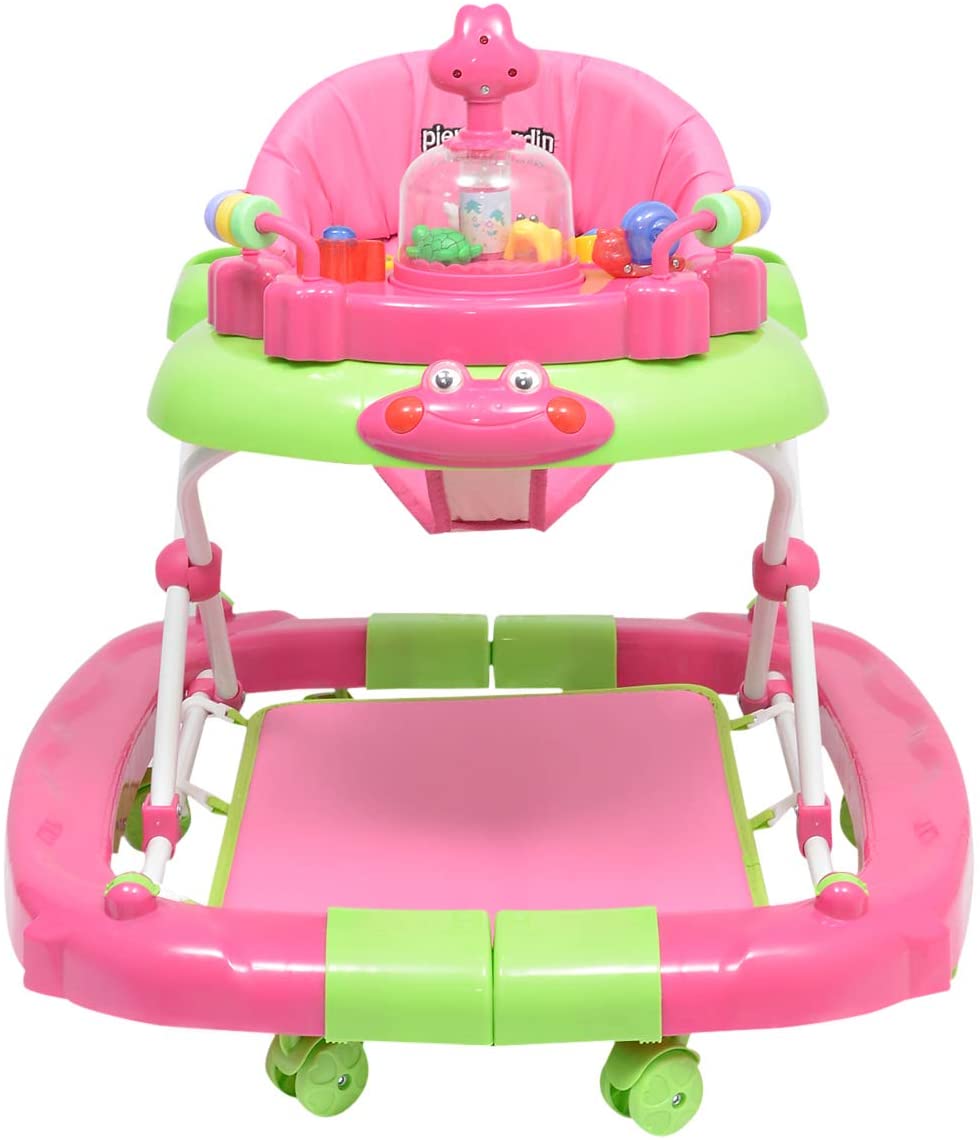 Pierre Cardin PW105R Baby Rocker Chair and Walker, Pink - Moon Factory Outlet - Baby City - Pierre Cardin - Pierre Cardin PW105R Baby Rocker Chair and Walker, Pink - Default Title - Baby Walker - 4