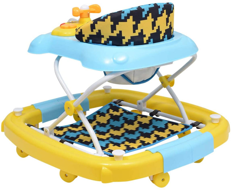 Pierre Cardin PW108R Baby Rocker Chair and Walker Blue and Yellow - Moon Factory Outlet - Baby City - Pierre Cardin - Pierre Cardin PW108R Baby Rocker Chair and Walker Blue and Yellow - Default Title - Baby Walker - 2