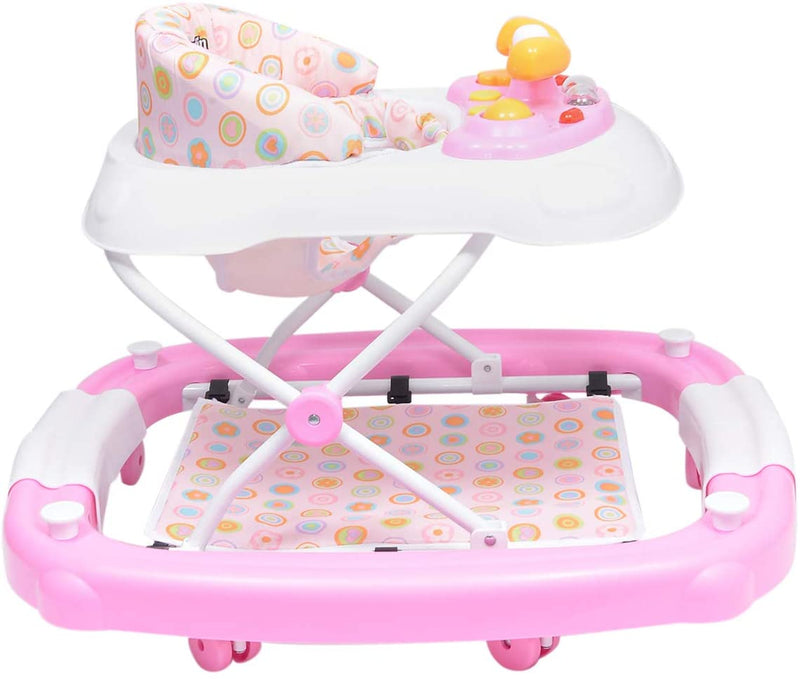 Pierre Cardin PW108R Baby Rocker Chair and Walker Pink - Moon Factory Outlet - Baby City - Pierre Cardin - Pierre Cardin PW108R Baby Rocker Chair and Walker Pink - Default Title - Baby Walker - 4