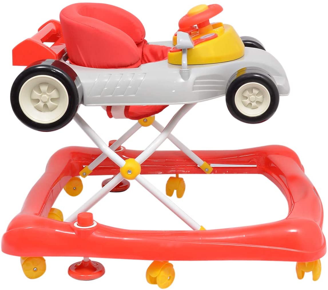 Pierre Cardin PW111 Racing Car Baby Walker, Red - Moon Factory Outlet - Baby City - Pierre Cardin - Pierre Cardin PW111 Racing Car Baby Walker, Red - Default Title - Baby Walker - 2