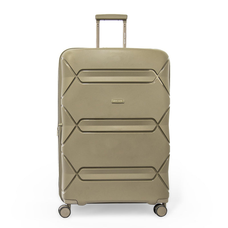 Pierre Cardin Trolley Set of 3 Suitcases PC86300-3T Champagne - Moon Factory Outlet - Lugagge & Travel Accessories - Pierre Cardin - Pierre Cardin Trolley Set of 3 Suitcases PC86300-3T Champagne - Default Title - Lugagge - 2