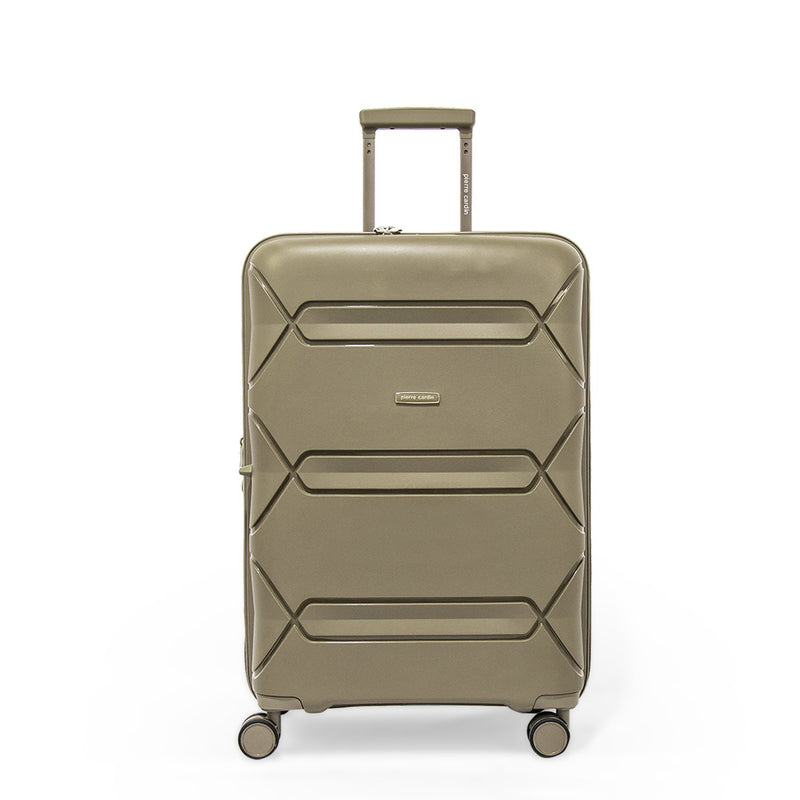 Pierre Cardin Trolley Set of 3 Suitcases PC86300-3T Champagne - Moon Factory Outlet - Lugagge & Travel Accessories - Pierre Cardin - Pierre Cardin Trolley Set of 3 Suitcases PC86300-3T Champagne - Default Title - Lugagge - 3