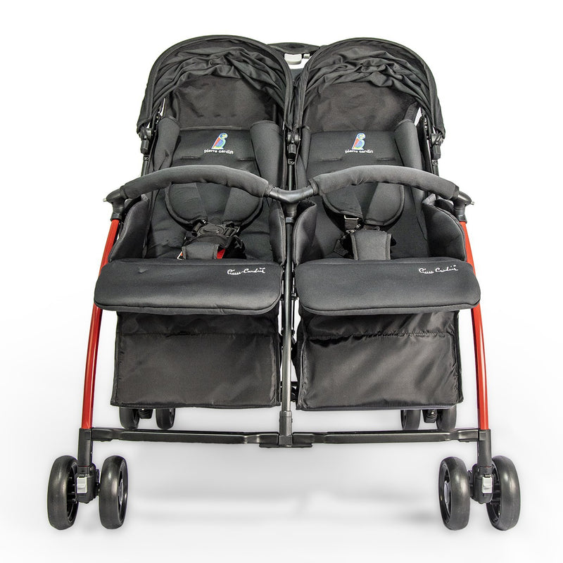 Pierre Cardin Twin Baby Stroller PS88840 Black - Moon Factory Outlet - Pierre Cardin Baby - Pierre Cardin - Pierre Cardin Twin Baby Stroller PS88840 Black - Twin Baby Stroller - 2