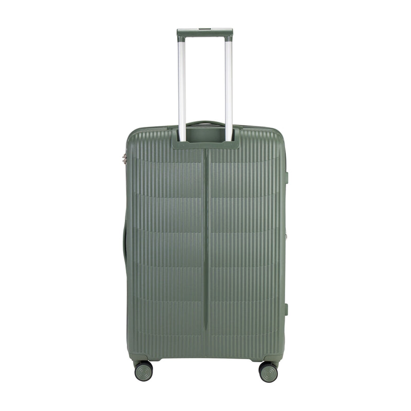 Pierre Cardin Unbreakable PP Set Of 3 with Free Beauty Case-Green - MOON - Luggage & Travel Accessories - Pierre Cardin - Pierre Cardin Unbreakable PP Set Of 3 with Free Beauty Case-Green - Luggage set - 4