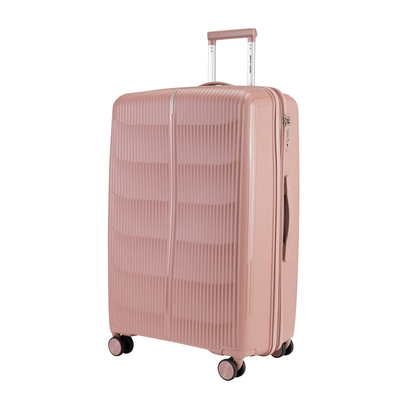 Pierre Cardin Unbreakable PP Set Of 3 with Free Beauty Case-Rose Gold - MOON - Luggage & Travel Accessories - Pierre Cardin - Pierre Cardin Unbreakable PP Set Of 3 with Free Beauty Case-Rose Gold - Luggage set - 2