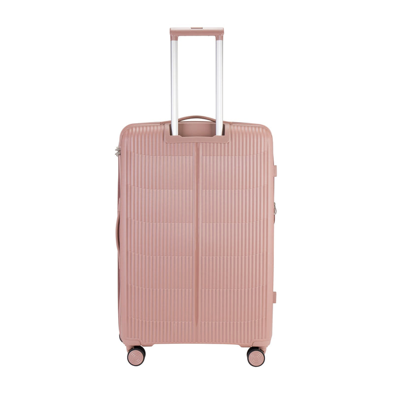 Pierre Cardin Unbreakable PP Set Of 3 with Free Beauty Case-Rose Gold - MOON - Luggage & Travel Accessories - Pierre Cardin - Pierre Cardin Unbreakable PP Set Of 3 with Free Beauty Case-Rose Gold - Luggage set - 4