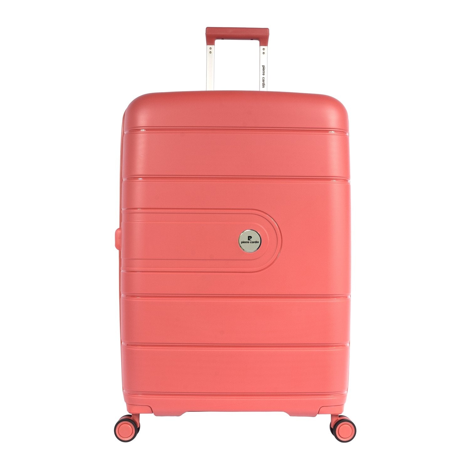 Pierre Cardin Upright Flexible/Hardcase Trolley Set of 4, Peach - MOON - Luggage & Travel Accessories - Pierre Cardin - Pierre Cardin Upright Flexible/Hardcase Trolley Set of 4, Peach - Luggage Set - 2