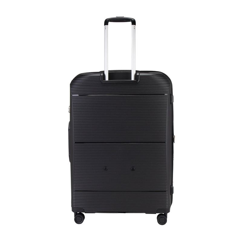 Pierre Cardin Vienna Collection,Unbreakable Set of 3 + Beauty Case - Black - MOON - Luggage & Travel Accessories - Pierre Cardin - Pierre Cardin Vienna Collection,Unbreakable Set of 3 + Beauty Case - Black - Luggage Set - 4