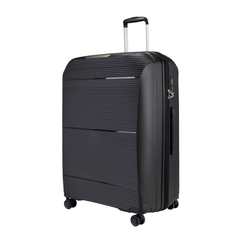 Pierre Cardin Vienna Collection,Unbreakable Set of 3 + Beauty Case - Black - MOON - Luggage & Travel Accessories - Pierre Cardin - Pierre Cardin Vienna Collection,Unbreakable Set of 3 + Beauty Case - Black - Luggage Set - 2