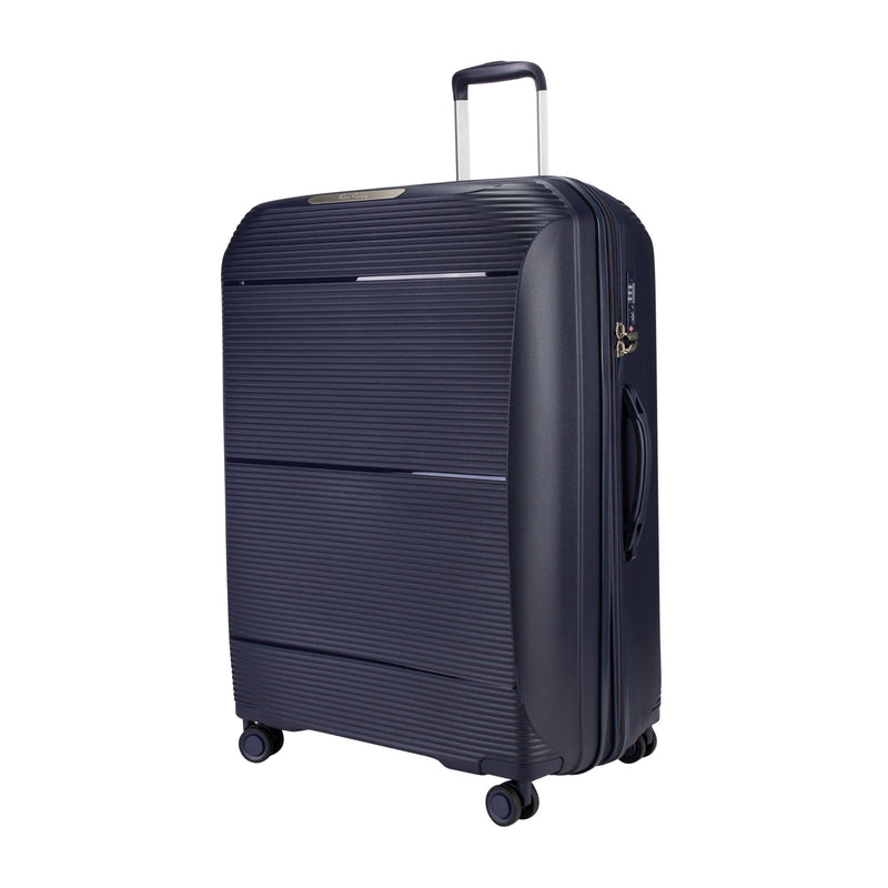 Pierre Cardin Vienna Collection,Unbreakable Set of 3 + Beauty Case - Navy - MOON - Luggage & Travel Accessories - Pierre Cardin - Pierre Cardin Vienna Collection,Unbreakable Set of 3 + Beauty Case - Navy - Luggage Set - 2