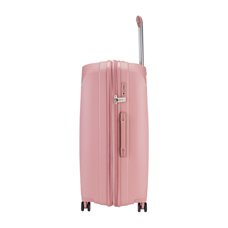 Pierre Cardin Vienna Collection,Unbreakable Set of 3 + Beauty Case - Rose Gold - MOON - Luggage & Travel Accessories - Pierre Cardin - Pierre Cardin Vienna Collection,Unbreakable Set of 3 + Beauty Case - Rose Gold - Luggage Set - 3