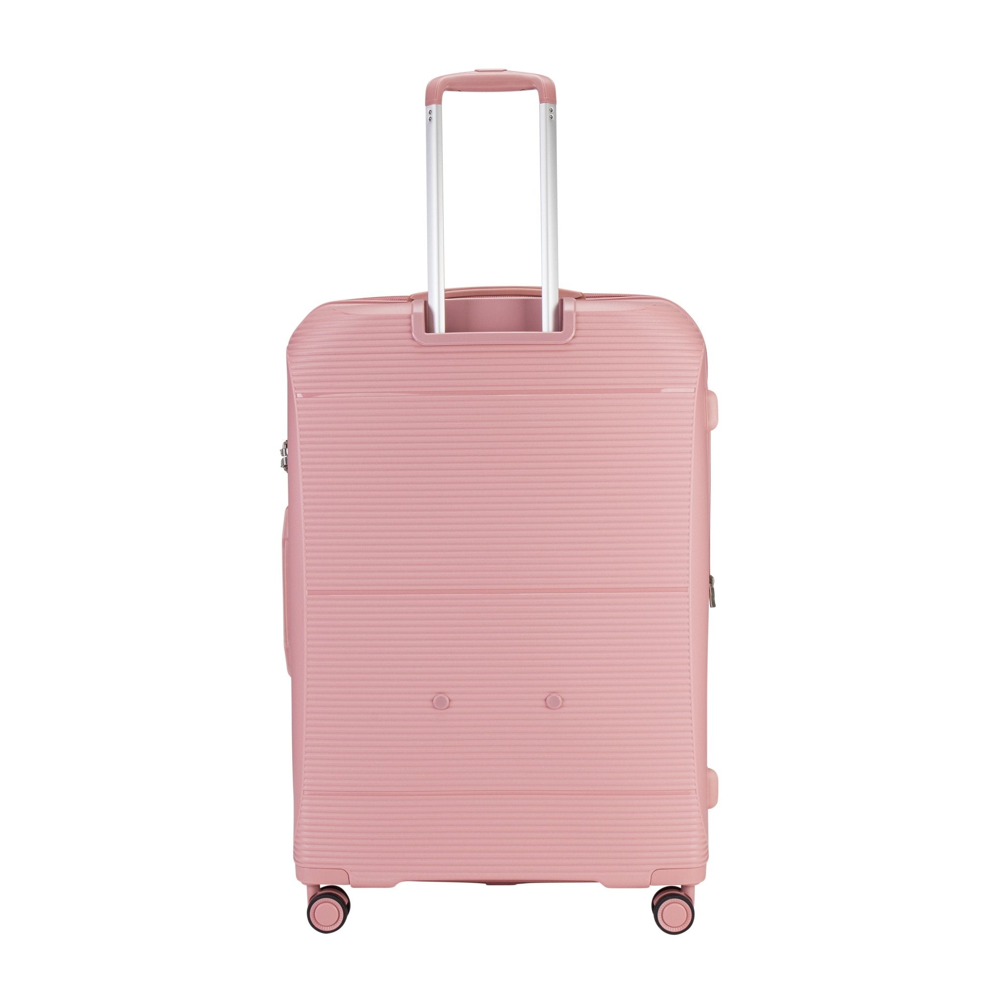 Pierre Cardin Vienna Collection,Unbreakable Set of 3 + Beauty Case - Rose Gold - MOON - Luggage & Travel Accessories - Pierre Cardin - Pierre Cardin Vienna Collection,Unbreakable Set of 3 + Beauty Case - Rose Gold - Luggage Set - 4