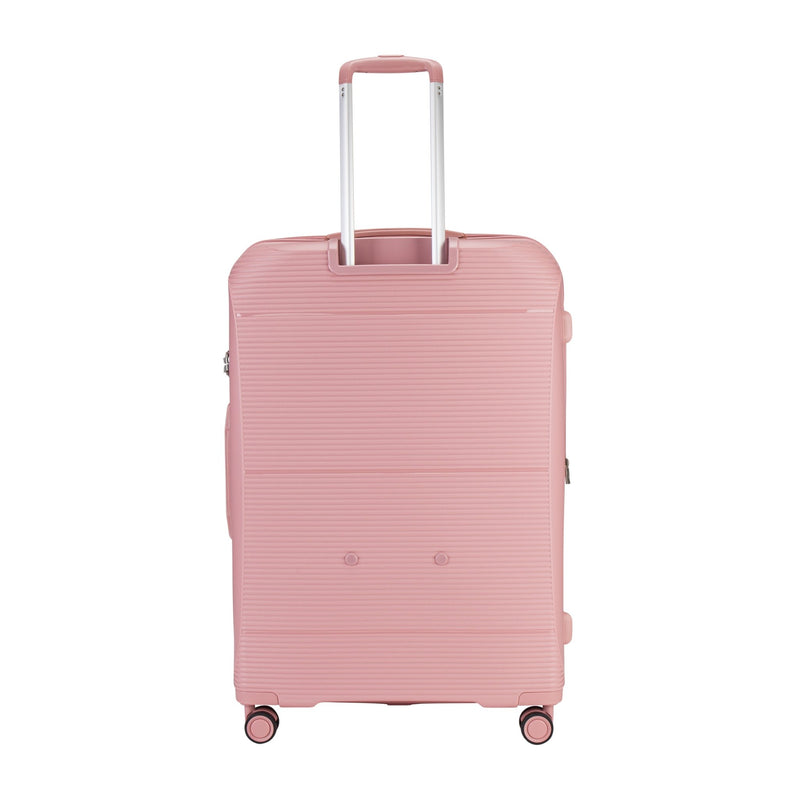 Pierre Cardin Vienna Collection,Unbreakable Set of 3 + Beauty Case - Rose Gold - MOON - Luggage & Travel Accessories - Pierre Cardin - Pierre Cardin Vienna Collection,Unbreakable Set of 3 + Beauty Case - Rose Gold - Luggage Set - 4