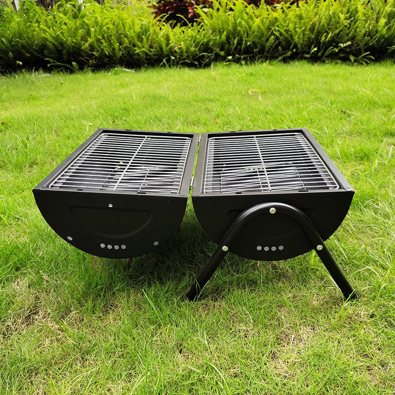 Portable Barbecue Griller (Side By Side) - MOON - Picnic & Outdoor Equipments - Outdoor - Portable Barbecue Griller (Side By Side) - Picnic & Outdoor - 3