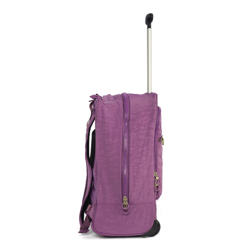 Roncato Wheeled Trolley Backpack with 15.6 Laptop Holder,Purple - Moon Factory Outlet - Back 2 School - Roncato - Roncato Wheeled Trolley Backpack with 15.6 Laptop Holder,Purple - Back 2 School - 2