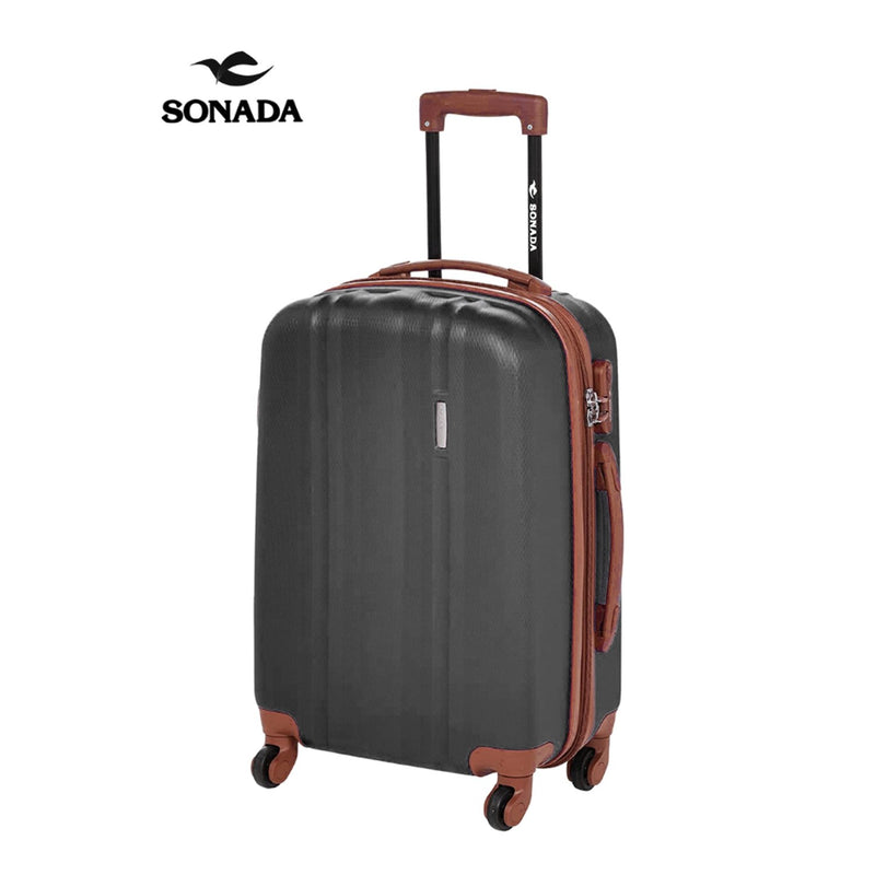 Sonada ABS Expandable Trolley Set of 3 Black - MOON - Luggage & Travel Accessories - Sonada - Sonada ABS Expandable Trolley Set of 3 Black - Luggage - 4