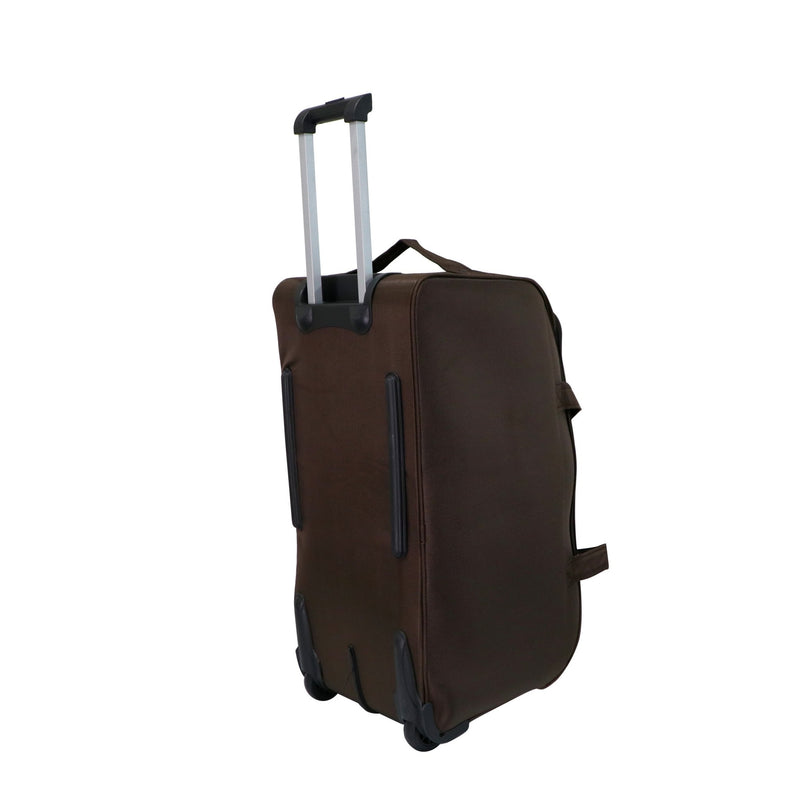 Sonada Duffel Trolley Bag Brown - MOON - Luggage & Travel Accessories - Sonada - Sonada Duffel Trolley Bag Brown - 29TD-74X36X36(CM) - Duffel Bag - 3