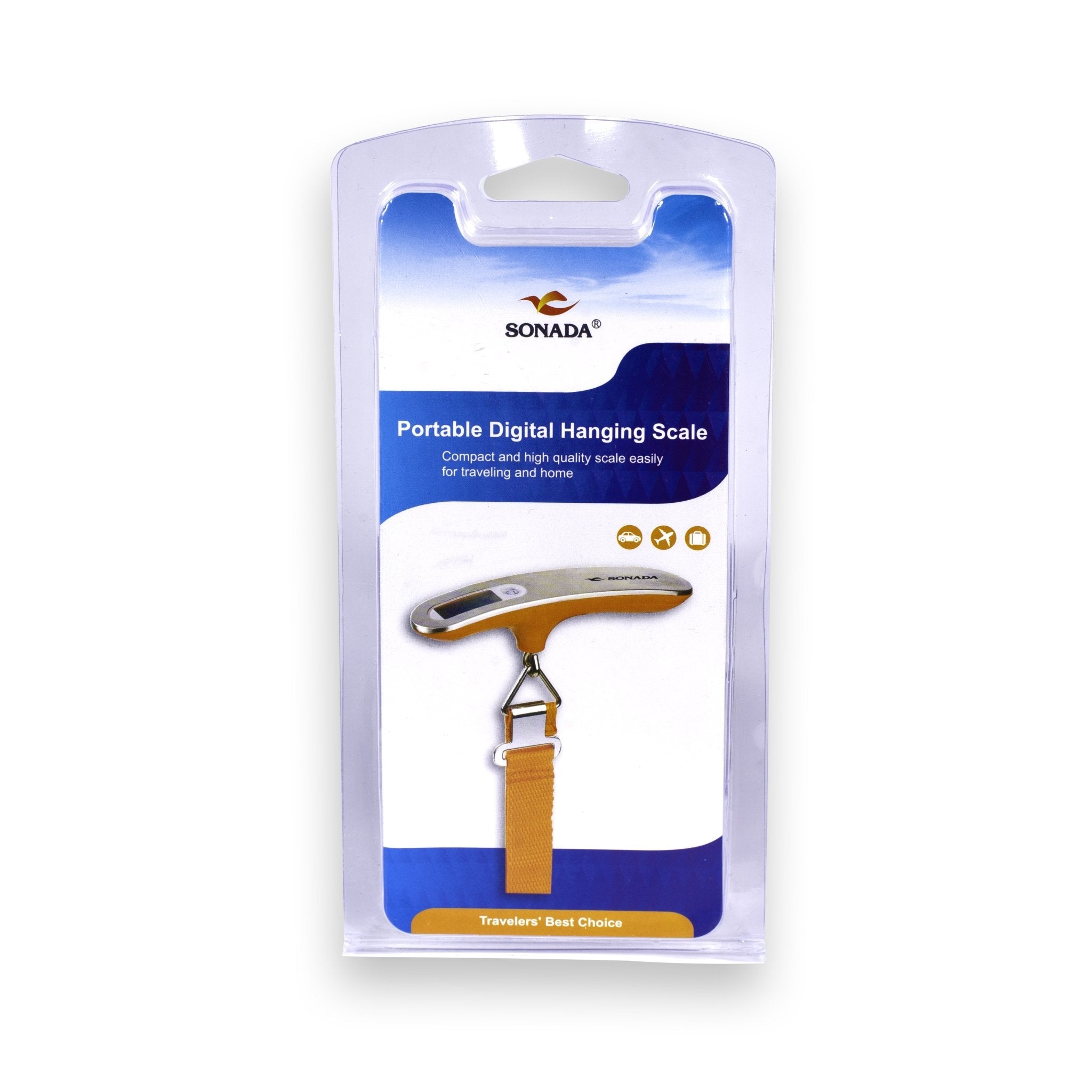 Sonada Hanging Scale Orange - Moon Factory Outlet - Travel, Luggage - Sonada - Sonada Hanging Scale Orange - Luggage - 1