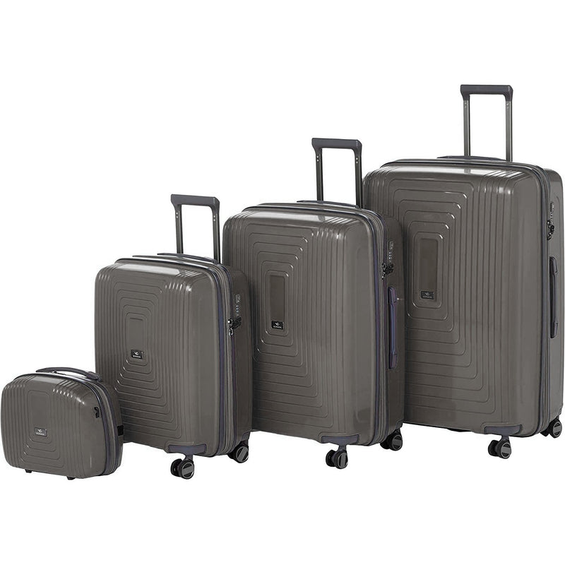 Sonada Hard Case Spinner Luggage Set of 4 Pieces CS97759-4T Black - MOON - Luggage & Travel Accessories - Sonada - Sonada Hard Case Spinner Luggage Set of 4 Pieces CS97759-4T Black - Dark Grey - Luggage - 2