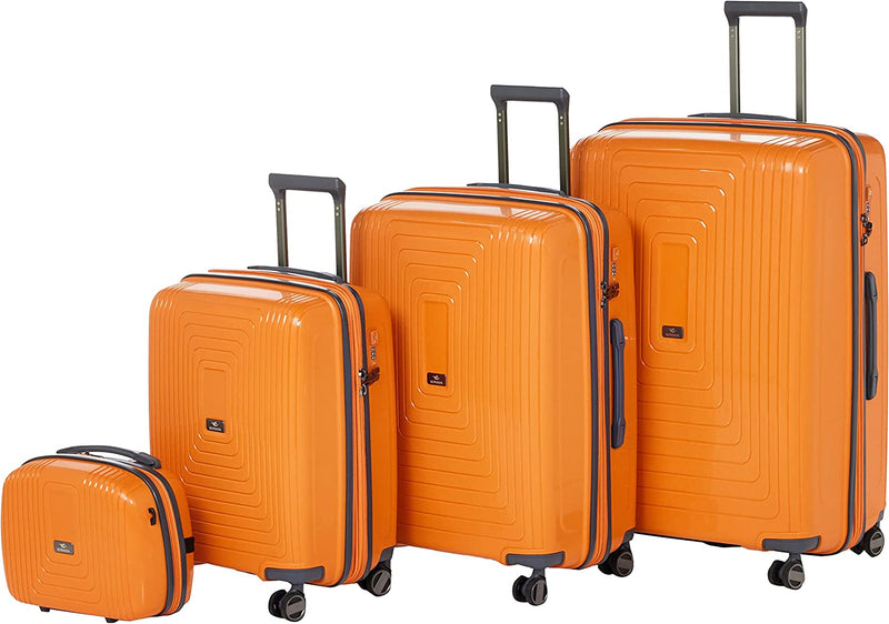 Sonada Hard Case Spinner Luggage Set of 4 Pieces CS97759-4T Black - MOON - Luggage & Travel Accessories - Sonada - Sonada Hard Case Spinner Luggage Set of 4 Pieces CS97759-4T Black - Orange - Luggage - 3
