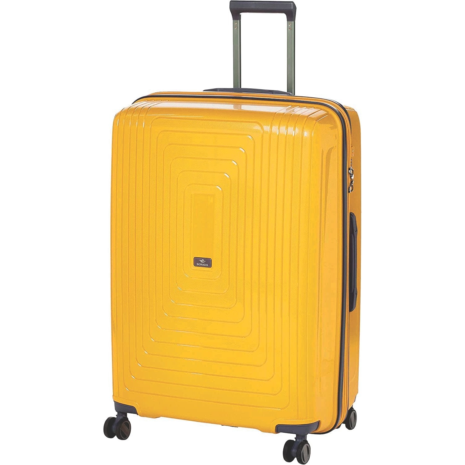 Sonada Hard Case Spinner Luggage Set of 4 Pieces CS97759-4T Yellow - MOON - Luggage & Travel Accessories - Sonada - Sonada Hard Case Spinner Luggage Set of 4 Pieces CS97759-4T Yellow - Yellow - Luggage set - 2