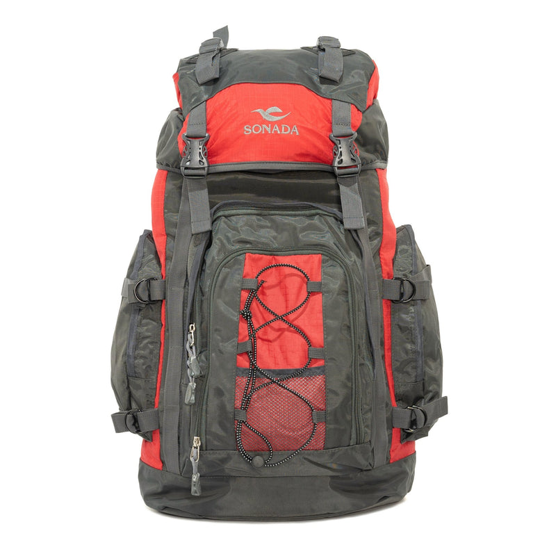 Sonada Hiking Backpack/Trekking Bag/Mountaineer Bag RED v2 - Moon Factory Outlet - Luggage & Travel Accessories - Sonada - Sonada Hiking Backpack/Trekking Bag/Mountaineer Bag RED v2 - Backpack - 1
