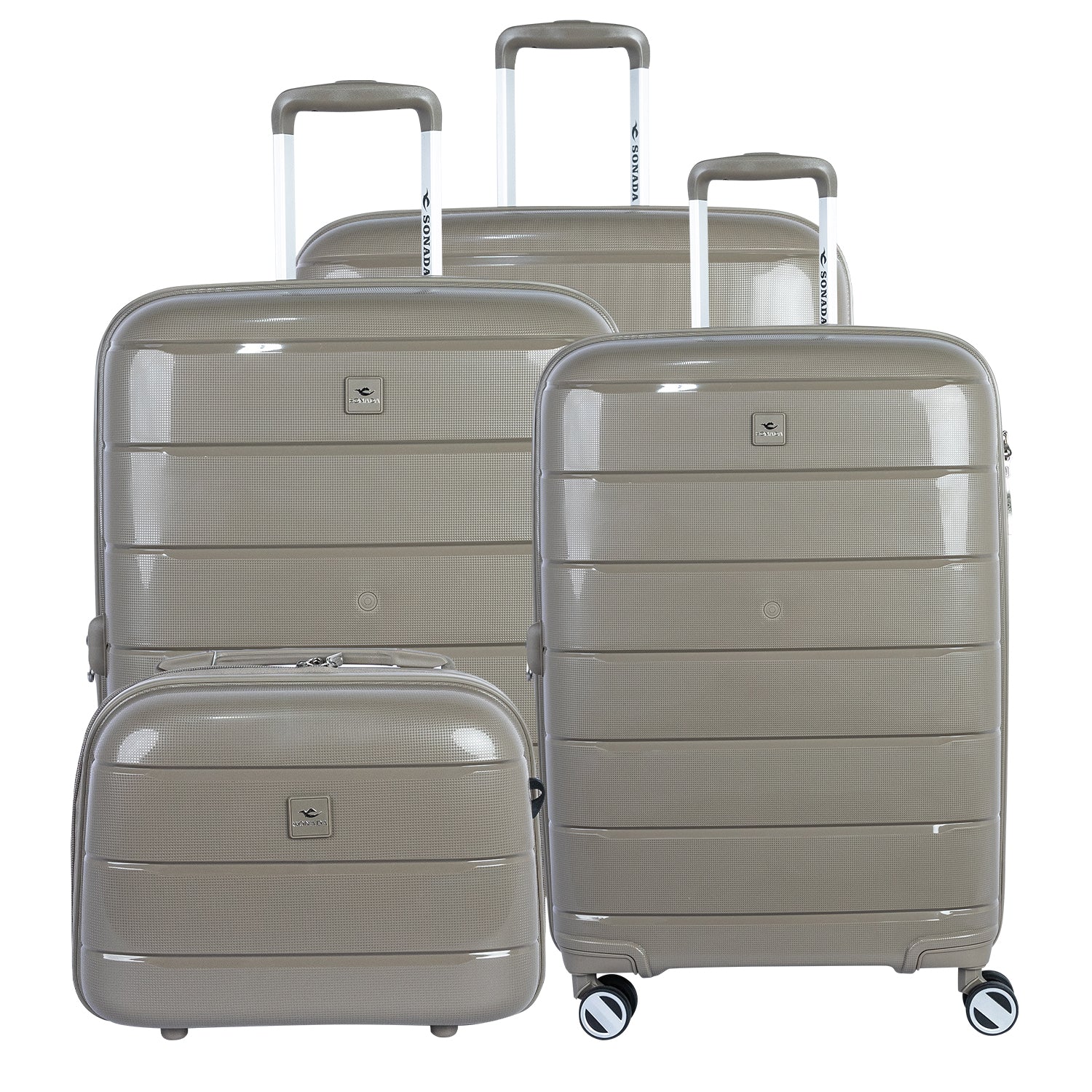 Sonada Moonlight Suitcase Set of 4-Dark Grey - MOON