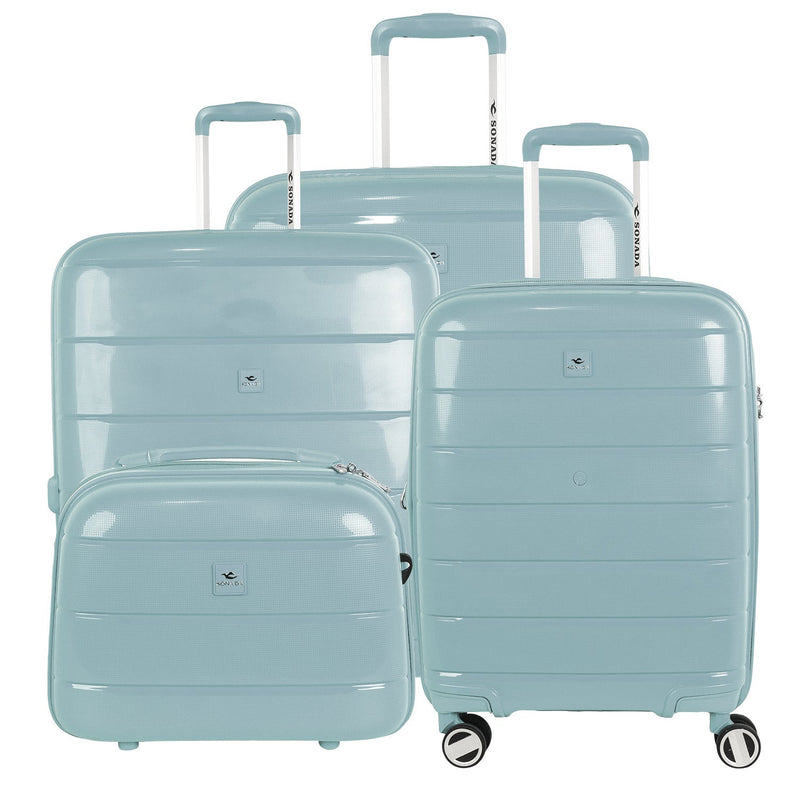 Sonada Moonlight Suitcase Set of 4-Olive - Moon Factory Outlet - Luggage & Travel Accessories - Sonada - Sonada Moonlight Suitcase Set of 4-Olive - Light Grey - Luggage - 14